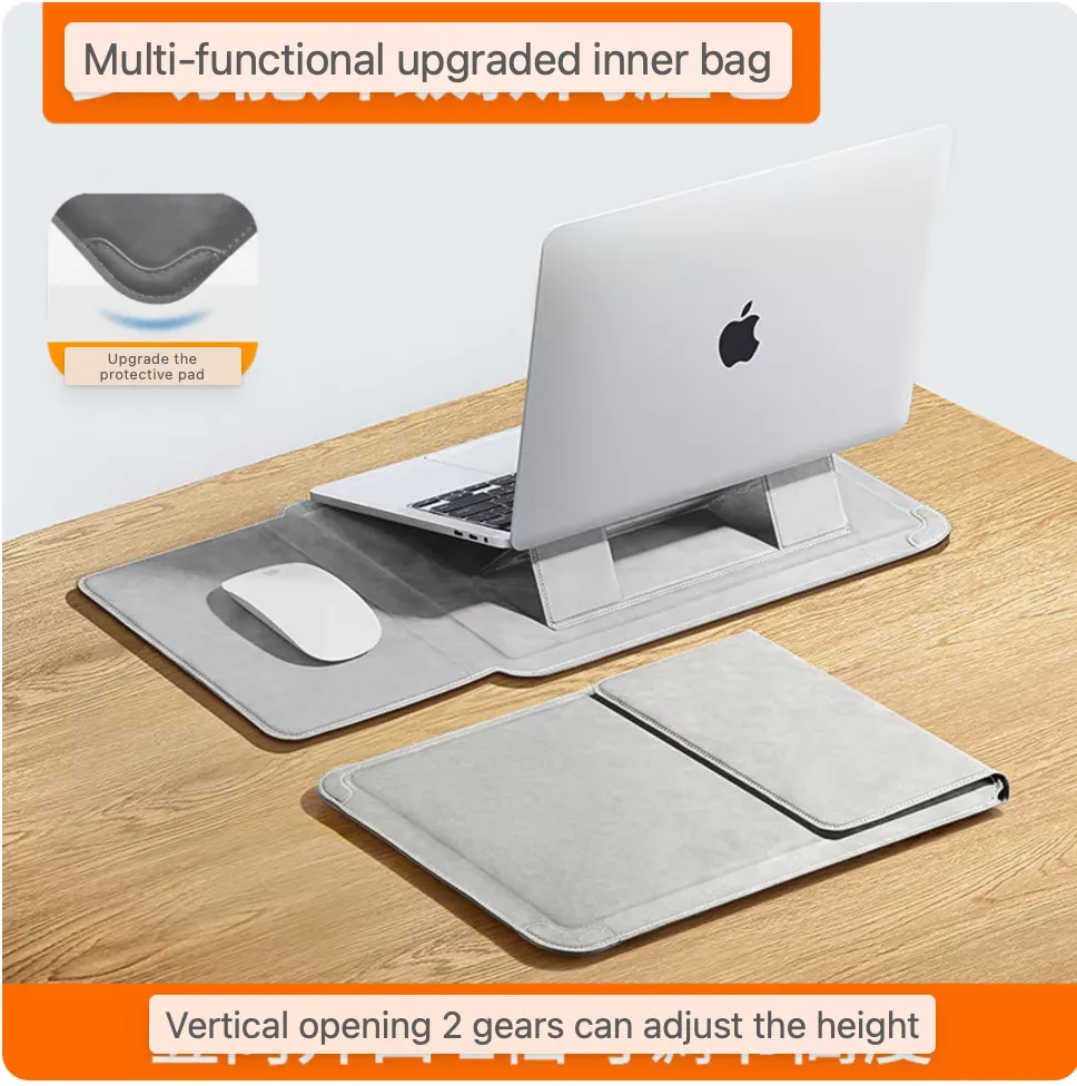 Light Gray [multifunctional upgraded liner bag ] (space gray, 12 inch)